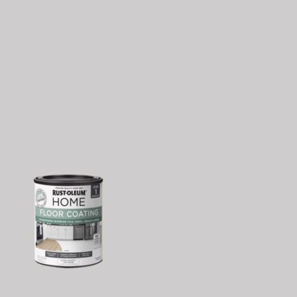 Home Interior Floor Coating Kit, Matte White 1 Quarts (Pack of 2)