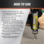 Textured Gray Acrylic Latex Concrete and Mortar Waterproof Sealant 10.1 oz - Image 3