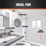 Silicone 9.8 oz. Clear Kitchen and Bath Silicone Caulk - Image 5