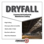 DryFall Flat Black Water-Based Dryfall Waterbone Coating Interior 5 gal - Image 3