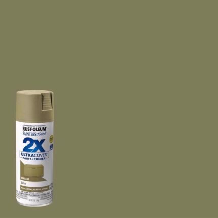2X Ultra Cover Satin Oregano Spray Paint – 12 oz