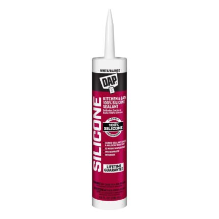 Silicone 9.8 oz. Clear Kitchen and Bath Silicone Caulk