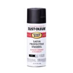 Stops Rust Satin Black Spray Paint 12 oz - Image 2