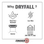 DryFall Flat Black Water-Based Dryfall Waterbone Coating Interior 5 gal - Image 5