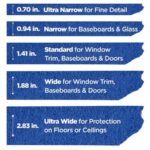 1.41 in. W X 60 yd L Blue Medium Strength Original Painter's Tape 1 pk - Image 8