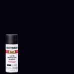 Stops Rust Satin Black Spray Paint 12 oz