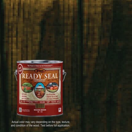 1 Gal. Mission Brown Exterior Wood Stain and Sealer