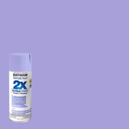 2X Ultra Cover Satin French Lilac Spray Paint – 12 oz