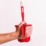 Handy Paint Cup with Lid and Magnetic Brush Rest - Image 7