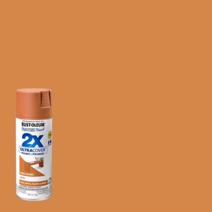 2X Ultra Cover Satin Warm Caramel Spray Paint – 12 oz