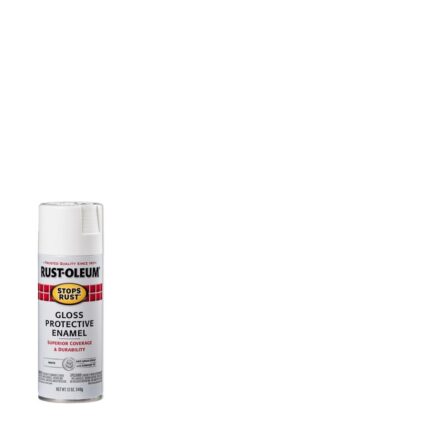 Stops Rust Gloss White Spray Paint 12 oz
