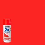2X Ultra Cover Satin Poppy Red Spray Paint – 12 oz