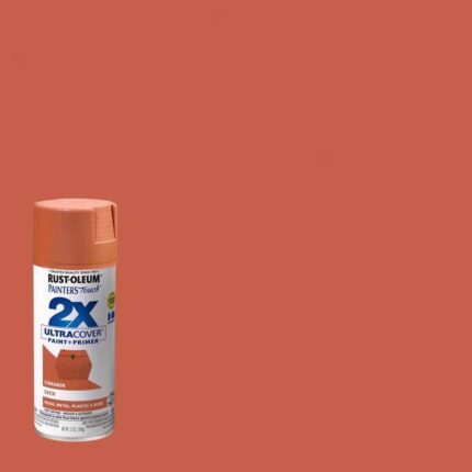 2X Ultra Cover Satin Cinnamon Spray Paint – 12 oz
