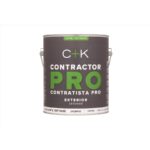 Contractor Pro Exterior Satin Ultra White Base Paint & Primer – 1 Gallon