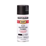 Stops Rust Flat Black Spray Paint 12 oz - Image 2