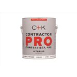 Contractor Pro Interior Flat Ultra White Base Paint & Primer – 1 Gallon