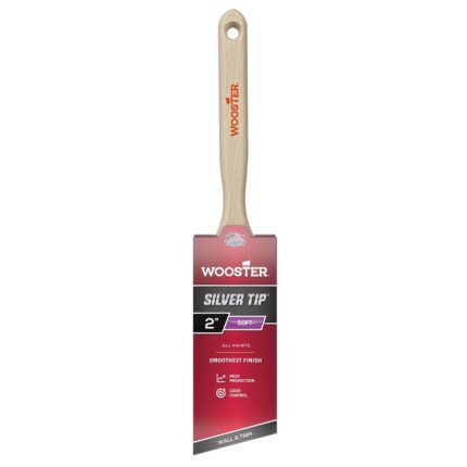 Silver Tip 2 in. Soft Angle Paint Brush