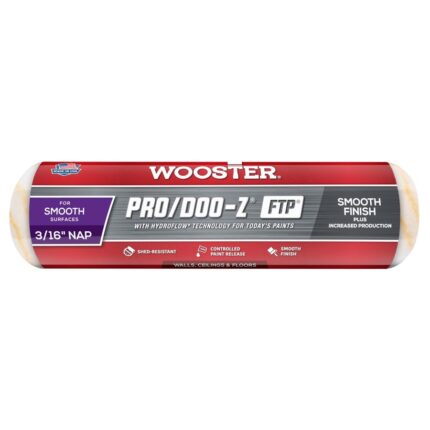 Pro/Doo-Z FTP Synthetic Blend 9 in. W X 3/16 in. Paint Roller Cover 1 pk