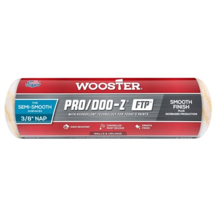 Pro/Doo-Z FTP Synthetic Blend 9 in. W X 3/8 in. Paint Roller Cover 1 pk