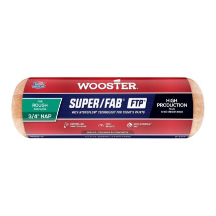 Super/Fab FTP Synthetic Blend 9 in. W X 3/4 in. Regular Paint Roller Cover 1 pk