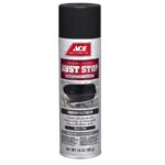 Rust Stop Flat Black Protective Enamel Spray Paint 15 oz - Image 2