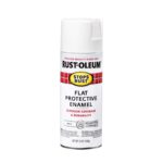 Stops Rust Flat White Spray Paint 12 oz - Image 2