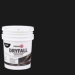DryFall Flat Black Water-Based Dryfall Waterbone Coating Interior 5 gal
