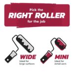 Best Woven 9 in. W X 3/8 in. Paint Roller Cover 1 pk - Image 5