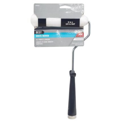 Best Woven Fabric 6 in. W X 3/8 in. Mini Paint Roller with Frame 1 pk