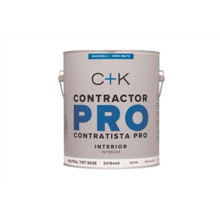 Contractor Pro Interior Eggshell Neutral Base Paint & Primer – 1 Gallon