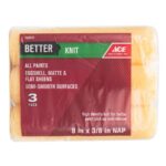Better Knit 9 in. W X 3/8 in. Paint Roller Cover 3 pk