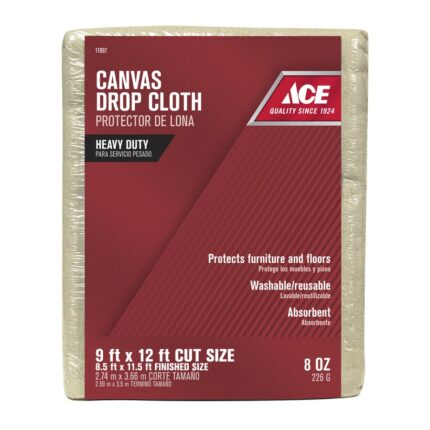 Canvas Drop Cloth – 9 ft x 12 ft