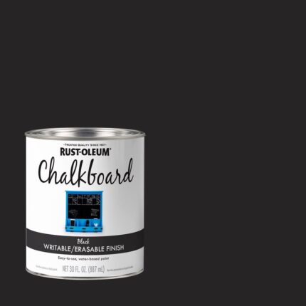 Specialty Flat Black Acrylic Chalkboard Paint 30 oz