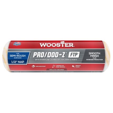 Pro/Doo-Z FTP Synthetic Blend 9 in. W X 1/2 in. Paint Roller Cover 1 pk
