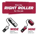 Best Woven 9 in. W X 3/8 in. Paint Roller Cover 3 pk - Image 5