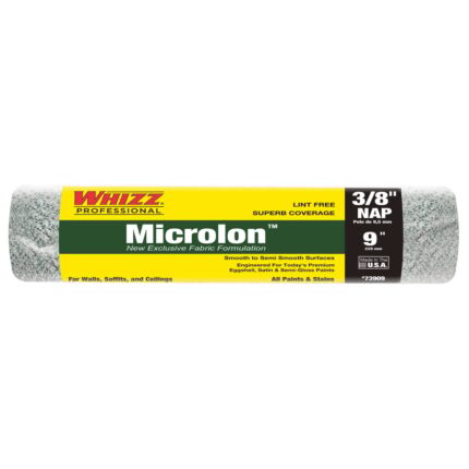 Microlon 9 in. W X 3/8 in. Cage Paint Roller Cover 1 pk