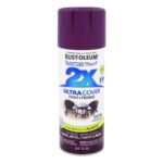 2X Ultra Cover Satin Aubergine Spray Paint – 12 oz - Image 2