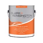 Contractor Pro Exterior Semi-Gloss Black Paint & Primer – 1 Gallon