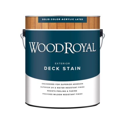 Royal Solid Deck Stain – Flat Light Base – 1 Gallon