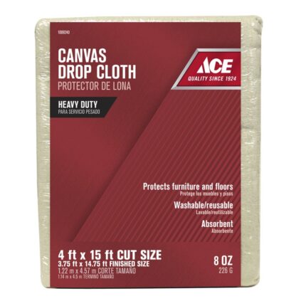 Canvas Drop Cloth  -  4 ft x 15 ft