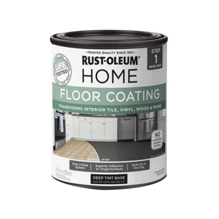 Home Interior Floor Coating Kit, Matte Deep 1 Quarts (Pack of 2)