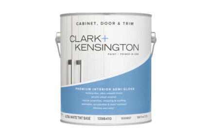 Contractor Pro Interior Cabinet, Door & Trim Semi-Gloss Ultra White Base  -  1 Gallon