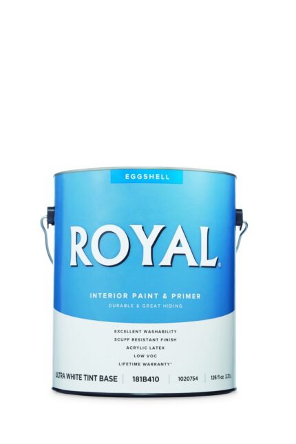 Interior Eggshell Ultra White Base Paint  -  1 Gallon