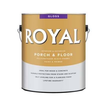 Porch & Floor Alkyd Enamel Gloss High-Hiding White  -  1 Gallon