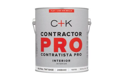 Contractor Pro Interior Flat Neutral Base Paint & Primer  -  1 Gallon