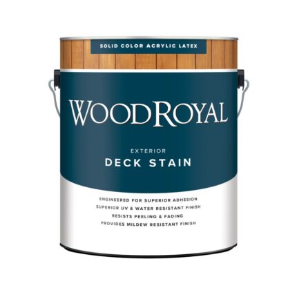 Royal Solid Deck Stain  -  Flat Light Base  -  1 Gallon