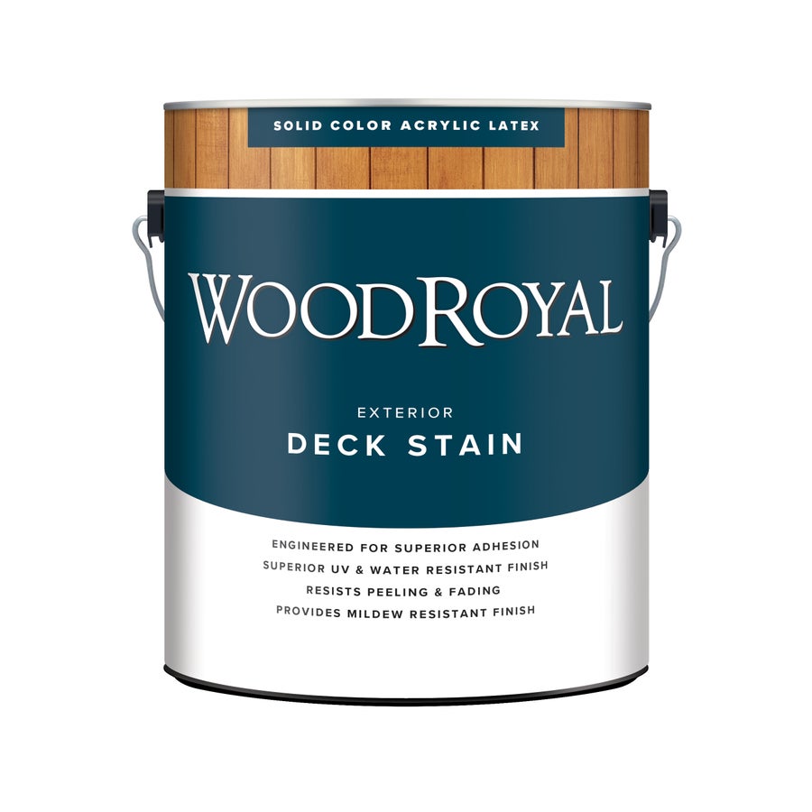 Royal Solid Deck Stain - Flat Light Base - 1 Gallon