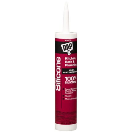 Silicone 9.8 oz. Clear Kitchen and Bath Silicone Caulk