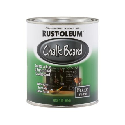 Specialty Flat Black Acrylic Chalkboard Paint 30 oz