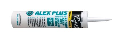 Alex Plus 10.1 oz. White Acrylic Latex Caulk Plus Silicone